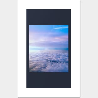 A Beautiful Morning Click Of The Clouds From The Airplane Posters and Art